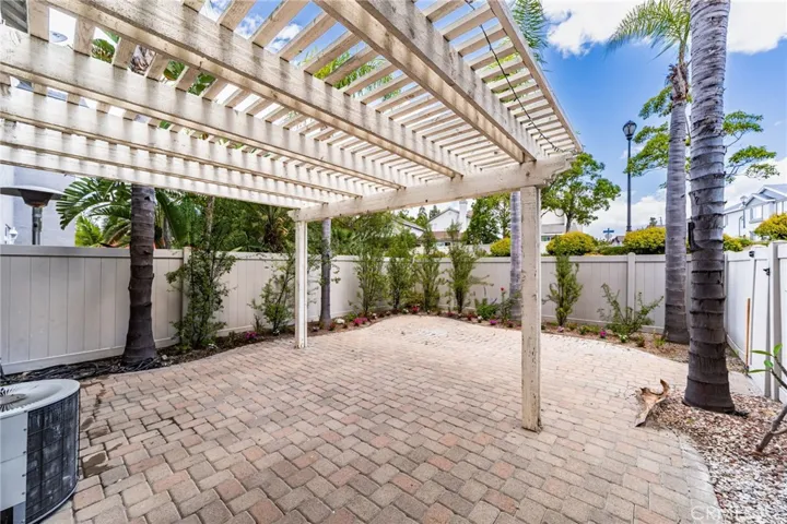 private covered patio