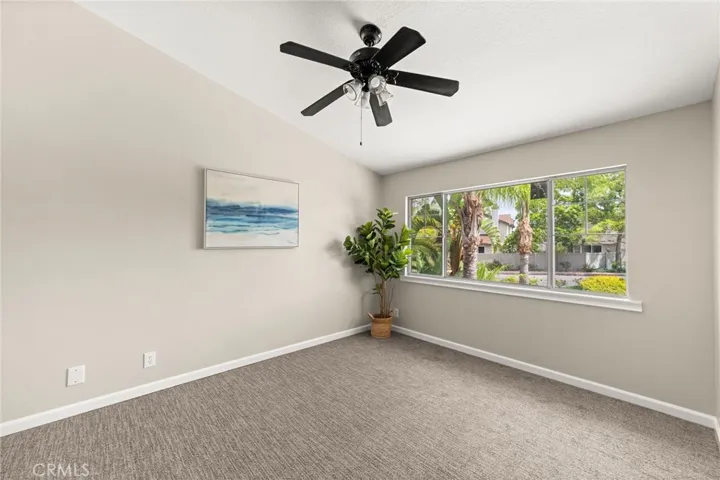 Primary with vaulted ceilings