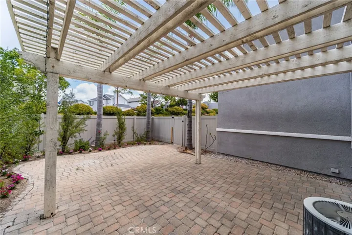 Room to add lawn or just enjoy private space.