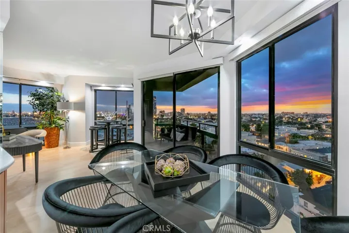 Formal dining at twilight