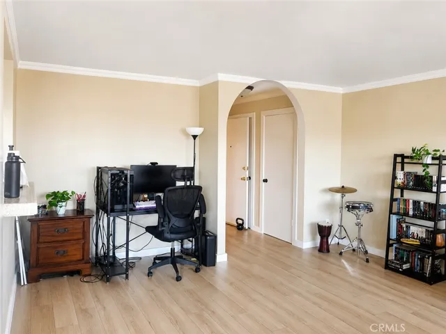 Open living and flex space