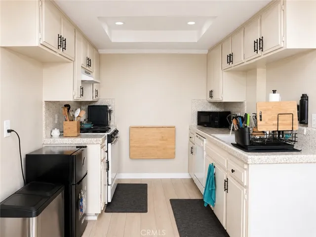 Kitchen with updated flooring