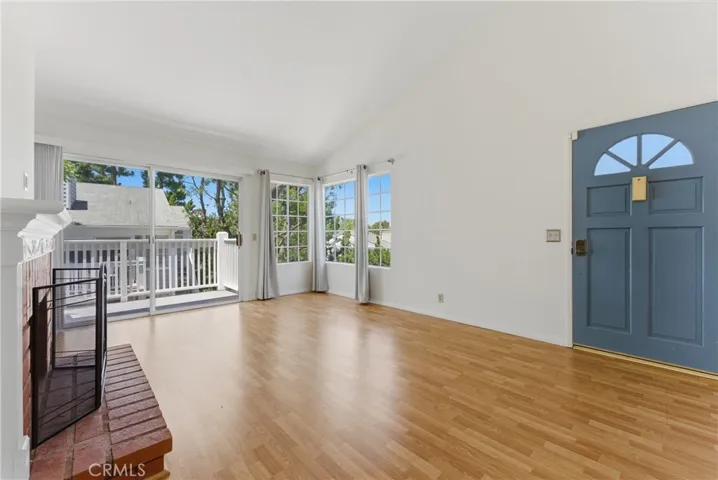 Entry Way + Living Room