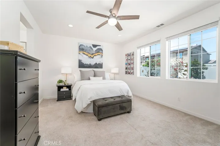 Primary suite with tons of natural light