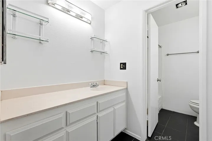 Vanity off of primary bath