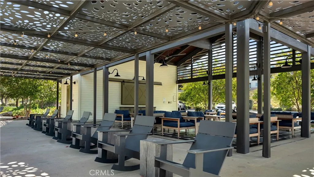The open air pavilion is a great place for meetings or hanging with friends and family.