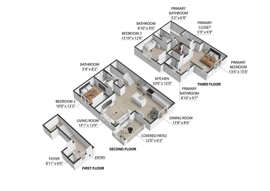 Open living and large bedrooms provide space to live and grow.