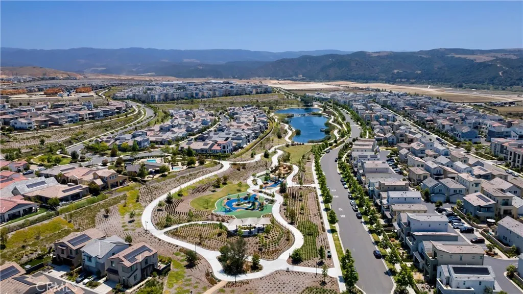 Walking paths and trails around the lake.