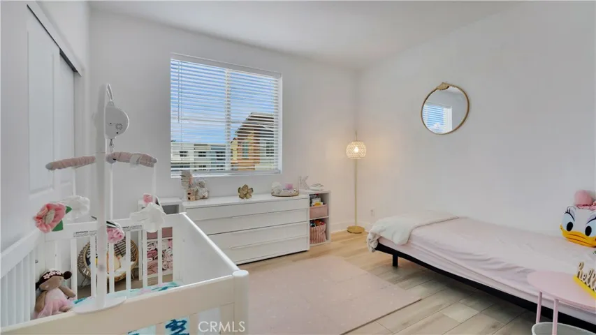 Secondary bedroom on the upper level.