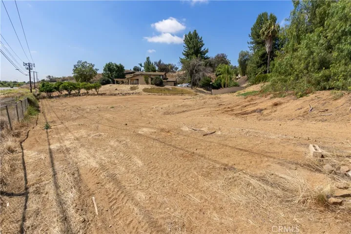 Lower portion of rear yard.