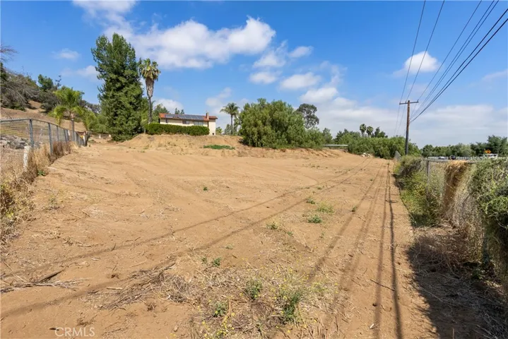 Lower portion of rear yard.
