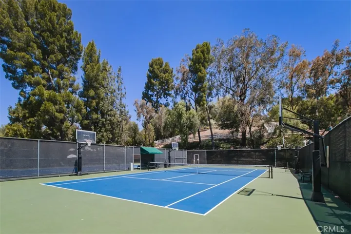 Community tennis courts
