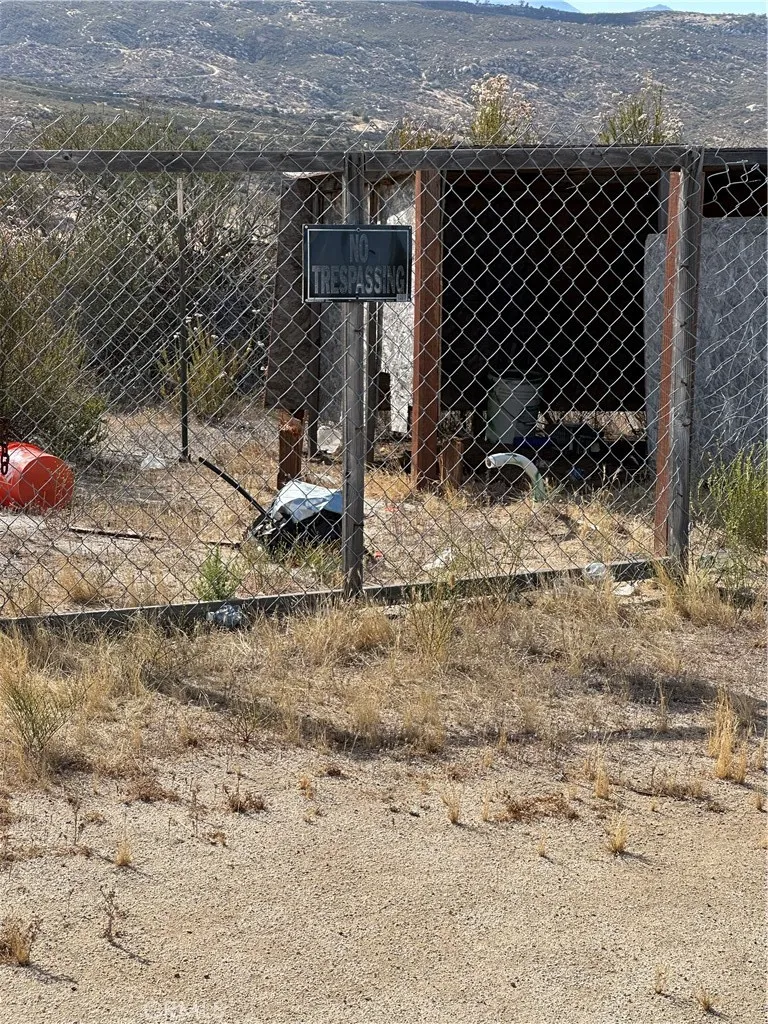 Shed on parcel.