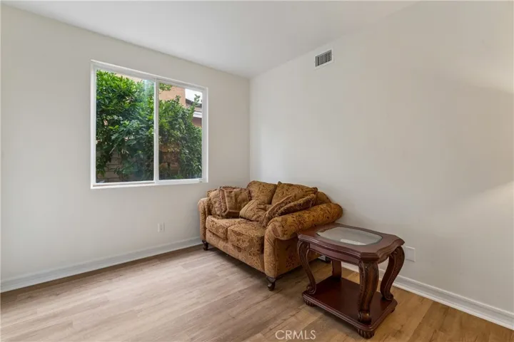 Downstairs bedroom, ideal for use as a home office, den, or guest suite.
