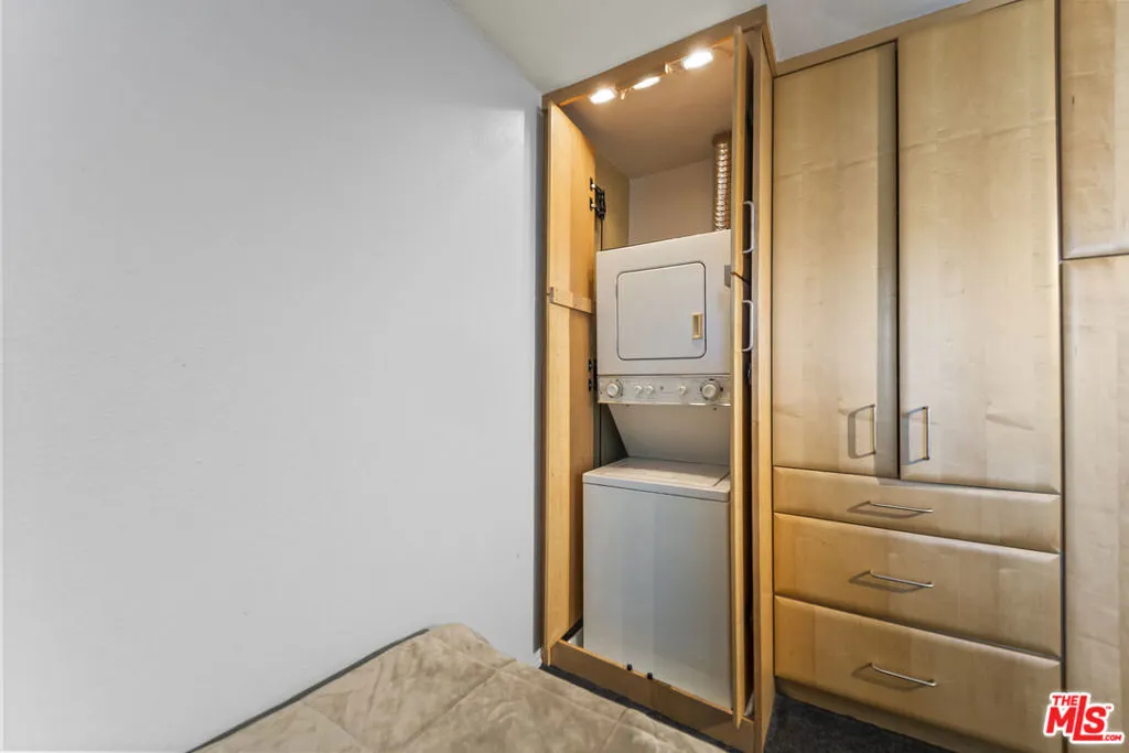In unit laundry closet