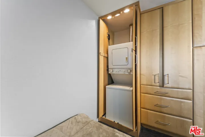 In unit laundry closet