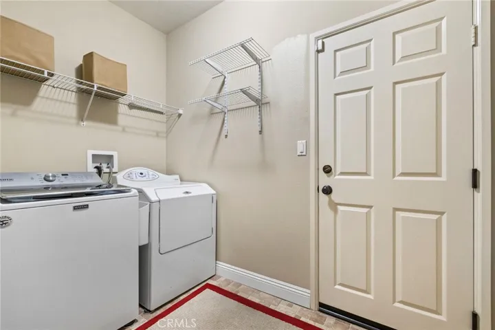 Indoor laundry w/ sink