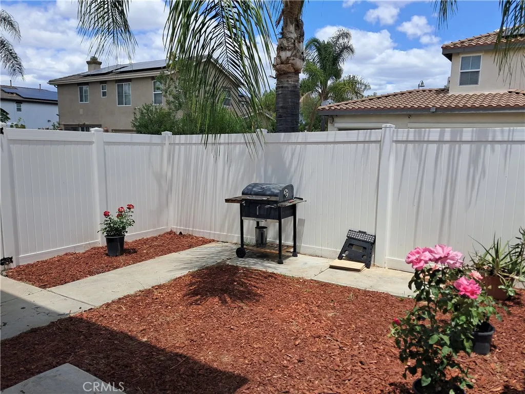 Rear yard.