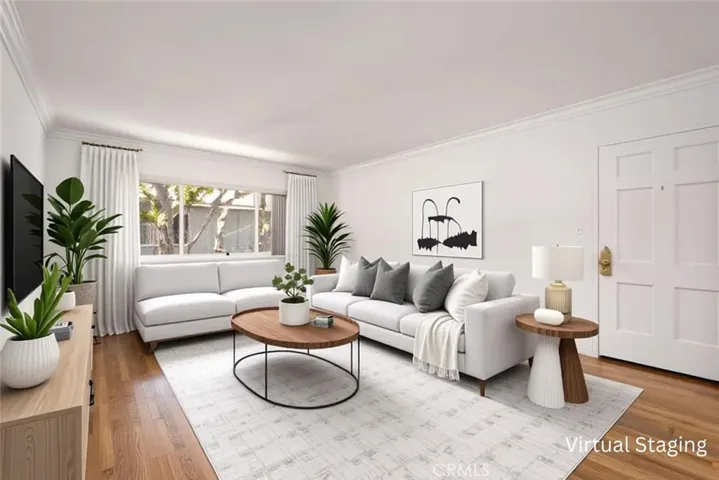 Virtually Staged Living Room