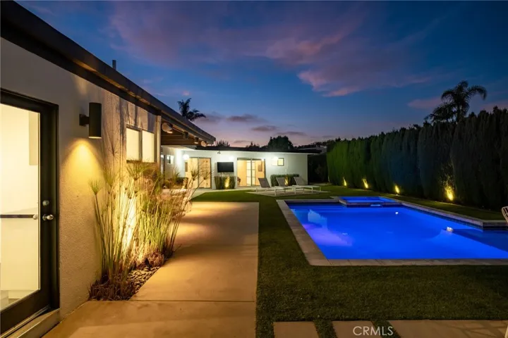 Saltwater pool and spa, outdoors built for entertaining and lounging