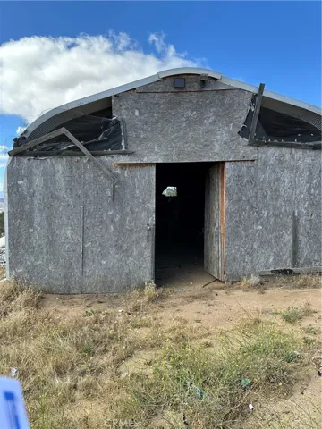 Storage building.