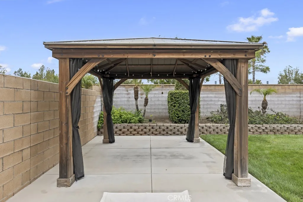 Gazebo with lighting