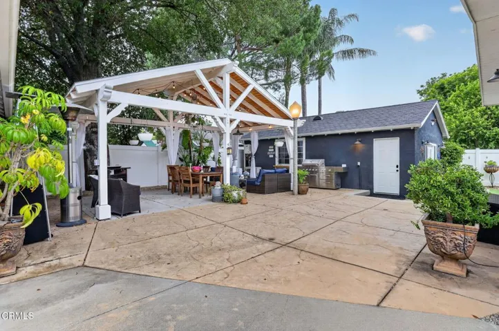 Backyard Patio Area