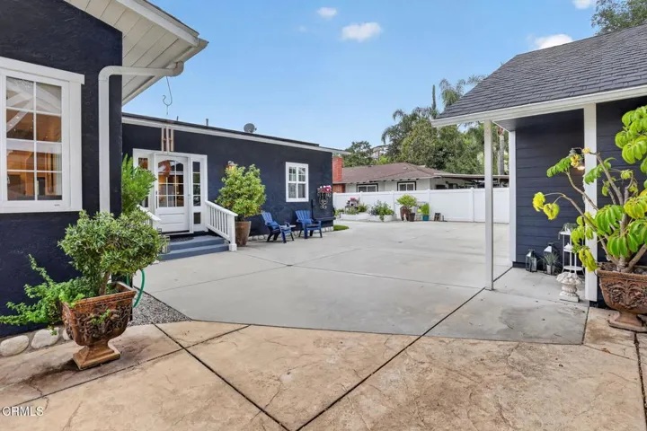Backyard Patio Area