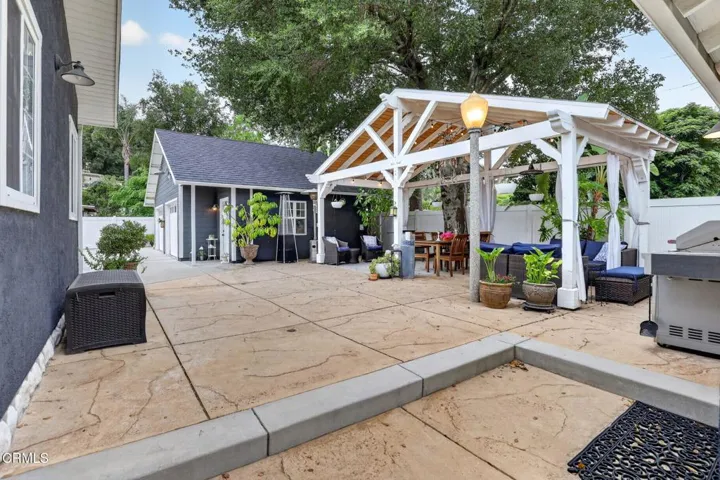 Backyard Patio Area