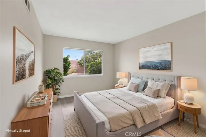 Back hall bedroom virtually staged