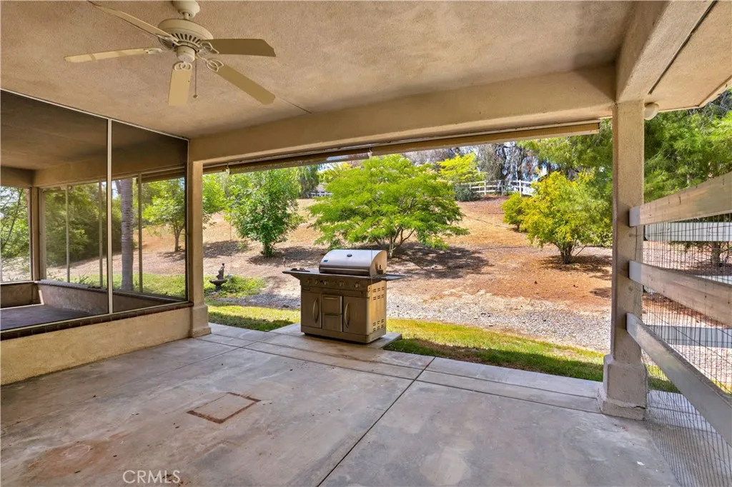 Back patio