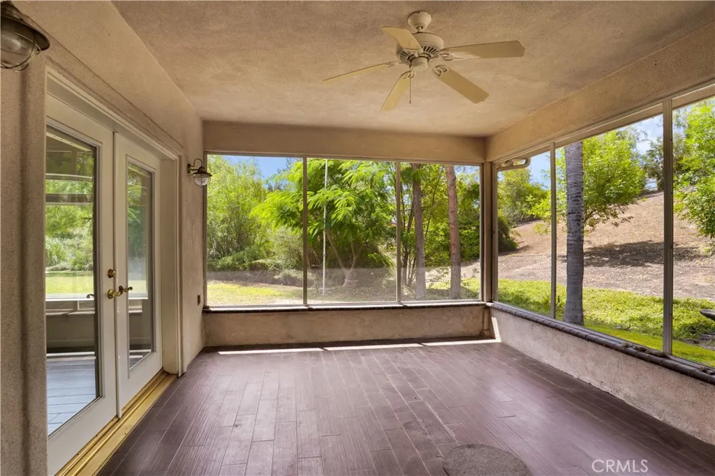 Screened in sunroom