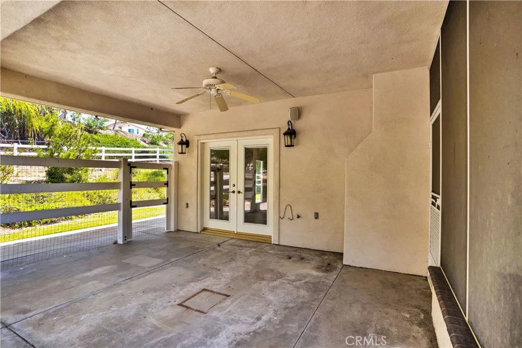 Back patio