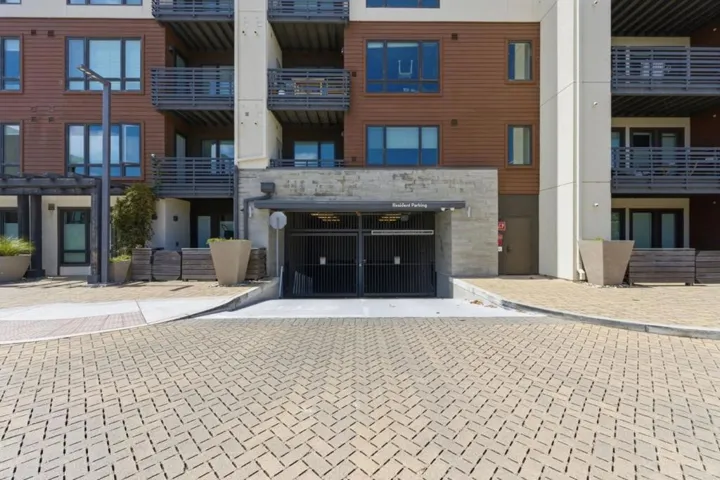 Secure underground parking garage