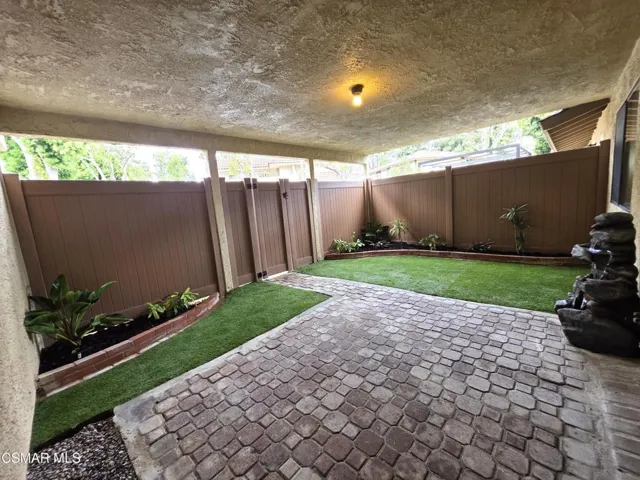 Private Back patio