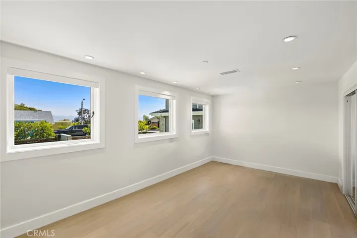 Downstairs guest bedroom bedroom that also functions perfectly as a flexible living space or teen hangout