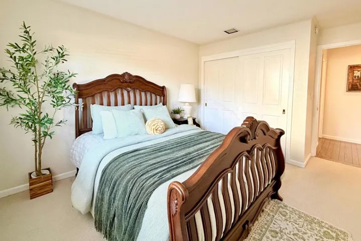 Secondary bedroom with natural light.