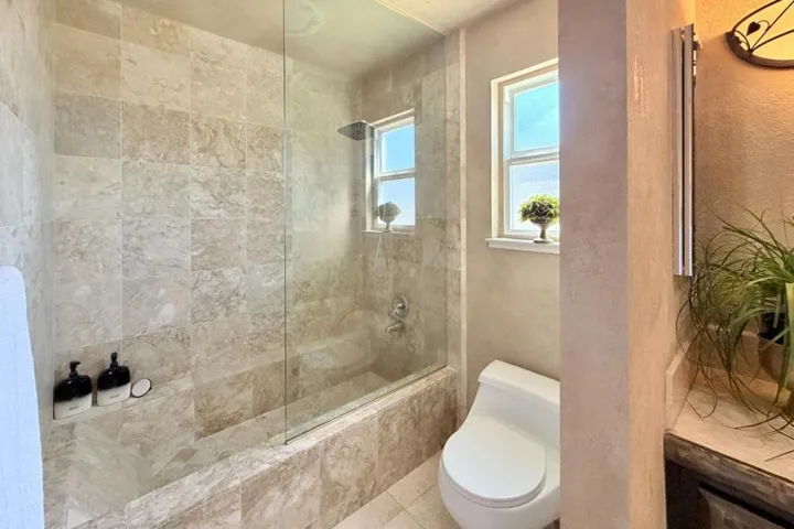 Primary bathroom.