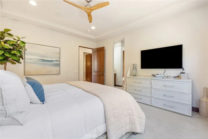 Spacious guest bedroom