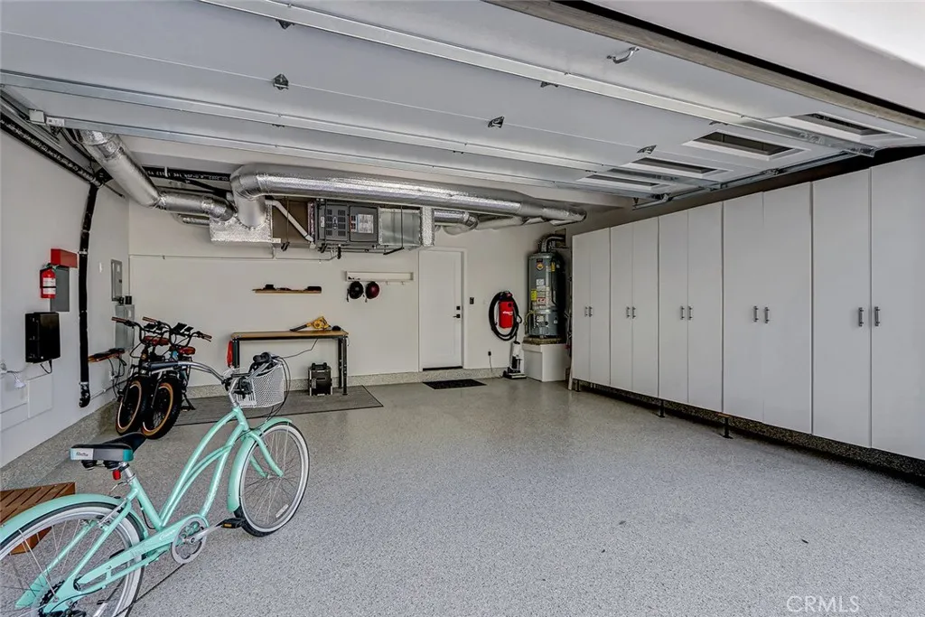 Built in storage and epoxy floors