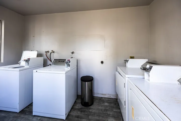 Indoor laundry.