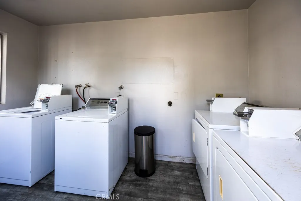 Indoor laundry.