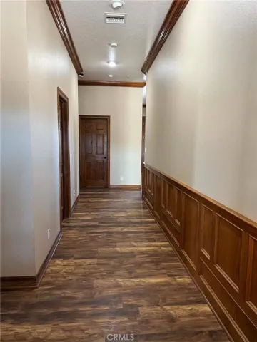 hallway leading to bathroom