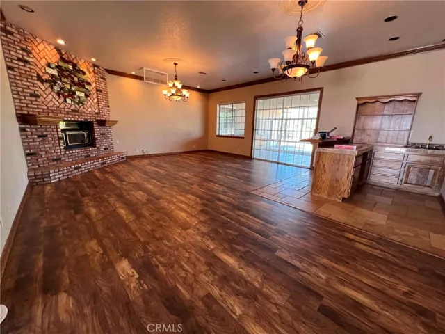 family room, empty