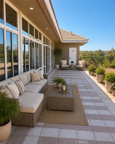 AI Digitally Altered outside patio