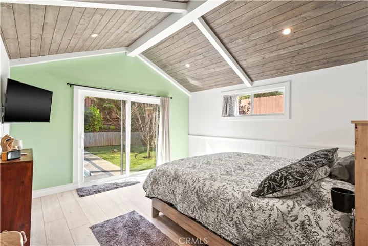 Primary Suite with New Sliding Glass Door Access to Private Backyard