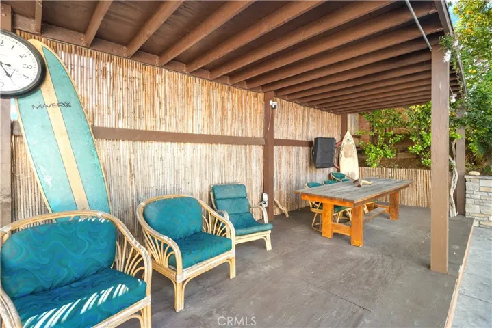 Cabana with lights and electrical