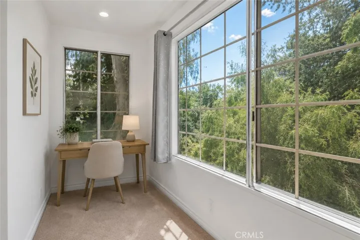 Virtually staged nook