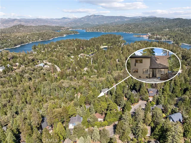 Perspective to Lake Arrowhead