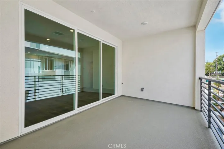 Upgraded stacking doors leading to spacious deck